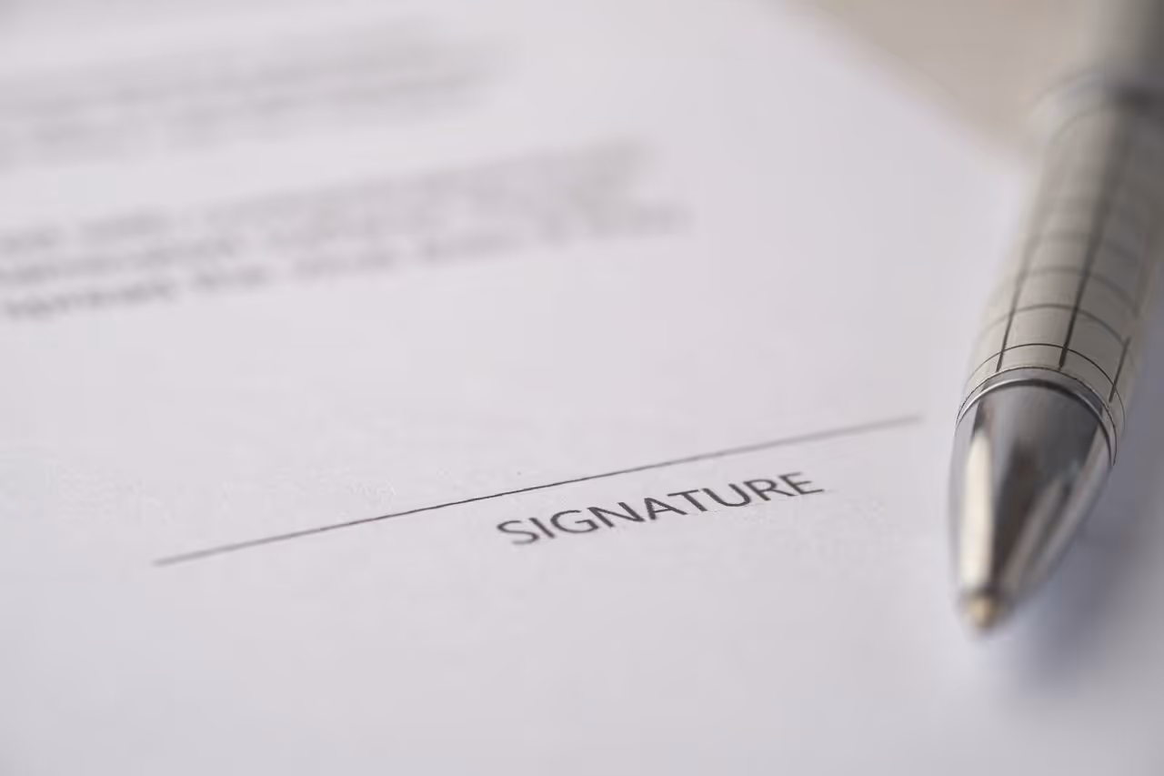 Construction proposal template showing itemized scope of work, pricing breakdown, and client signature section